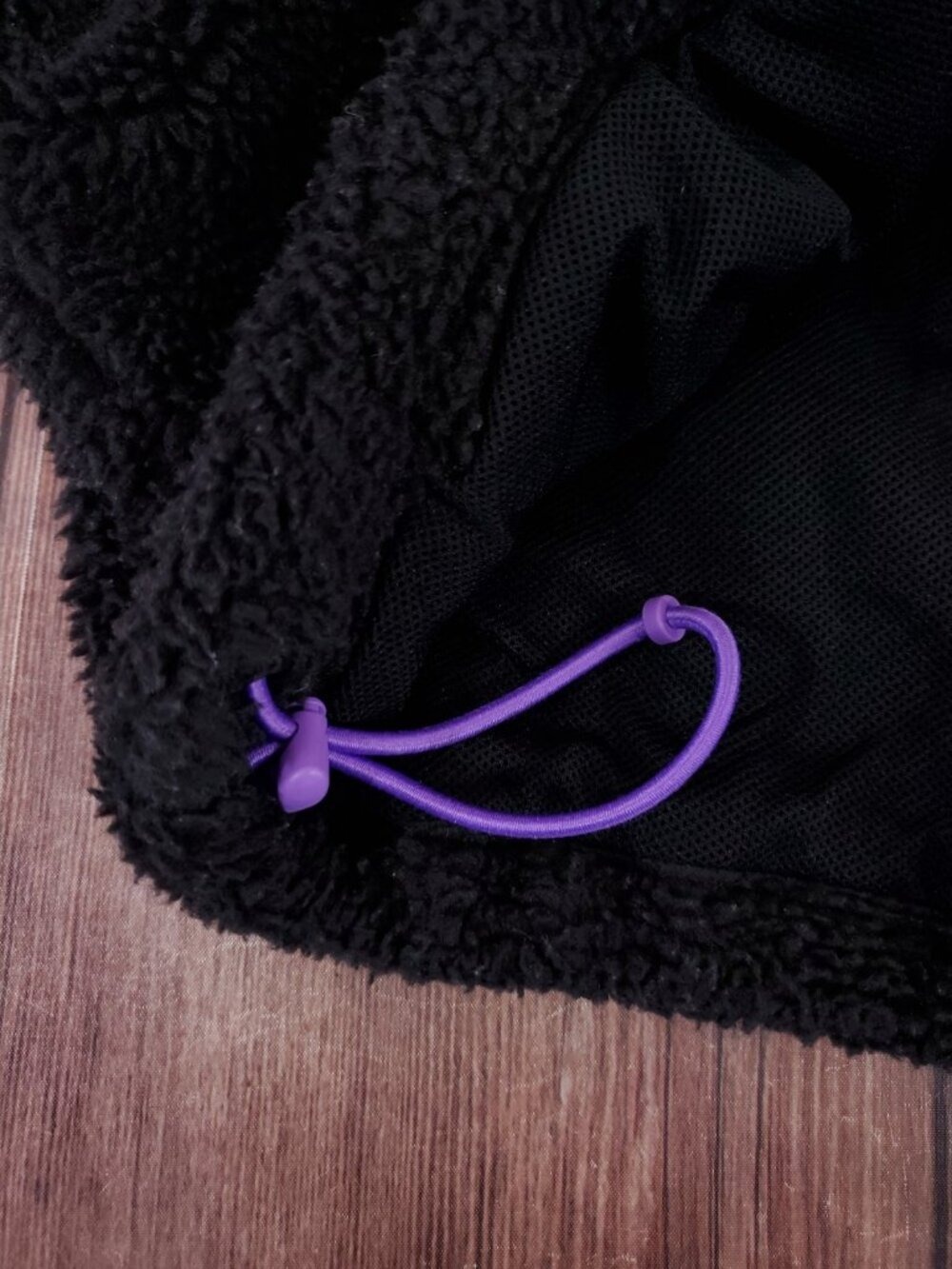 Nike Mens XL Club Fleece Anorak 1/2 Zip Pullover Jacket Black Purple DQ4880-010 - Picture 12 of 15
